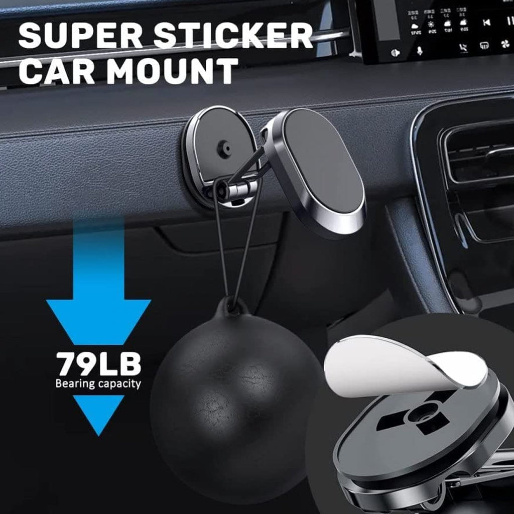 360Â° Rotating Magnetic Car Phone Holder