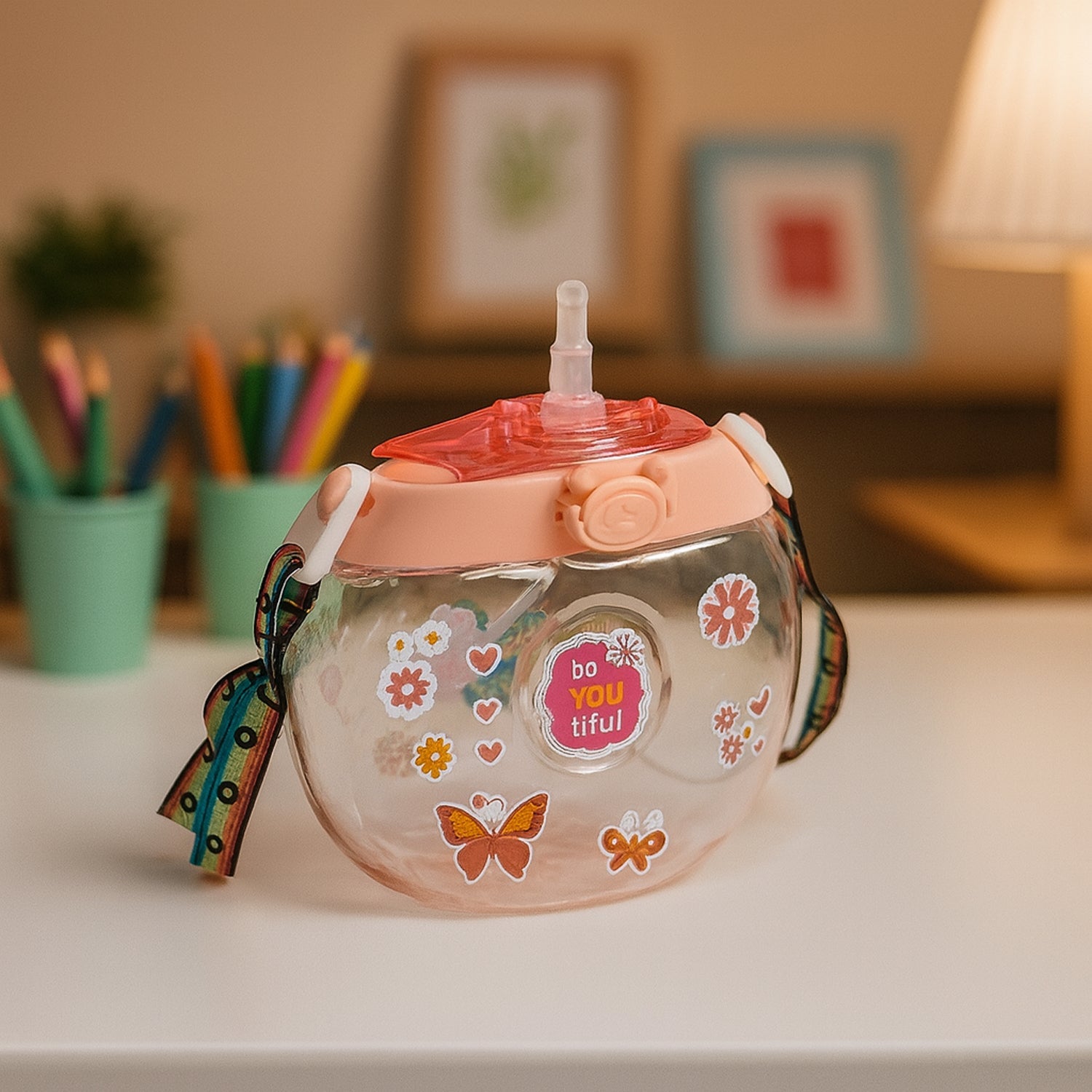 Round Belly Shape Kids Water Bottle