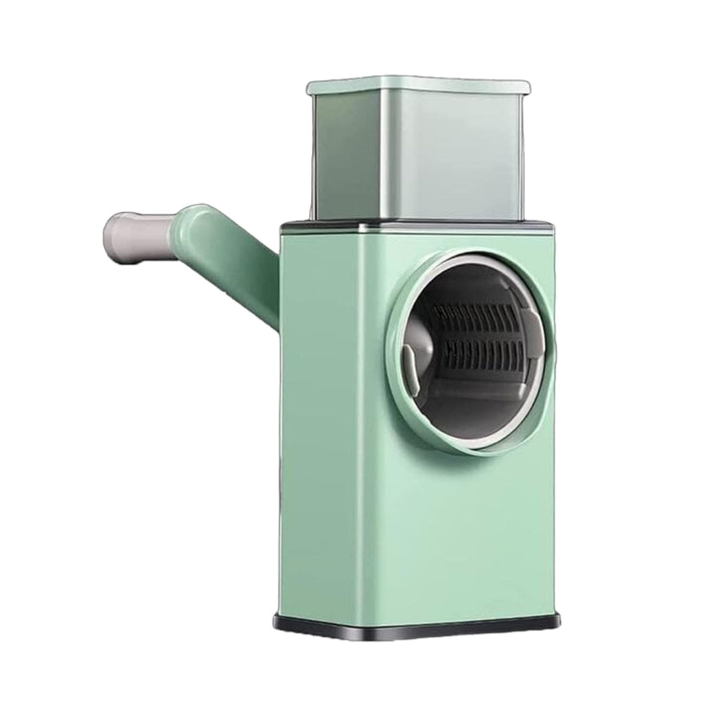 6-in-1 Multifunctional Veg Dicer with 6 Sharp Blades, Stable Suction Base & Rotary Handle | Mandolin Vegetable Cutter for Onion, Potato, Fruits & Cheese – Kitchen Gadget for Home Use