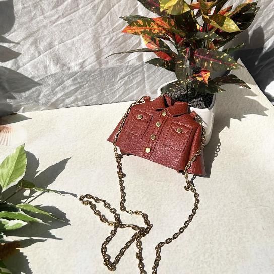 Jacket Shape Cute Sling Bag for Women (Mix shades)