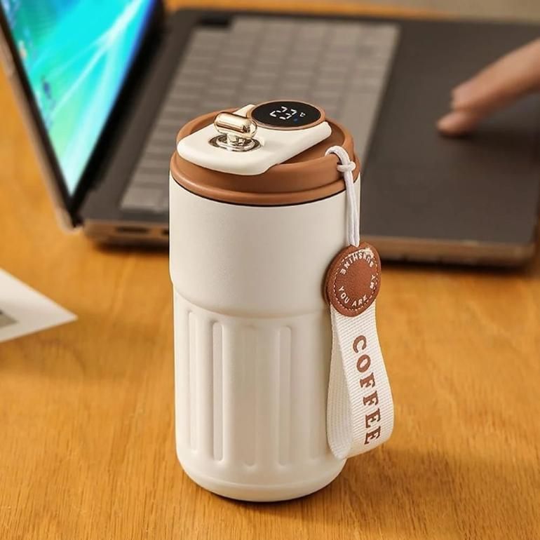 Smart LED Temperature Display Mug | Hot & Cold Vacuum Insulated Flask