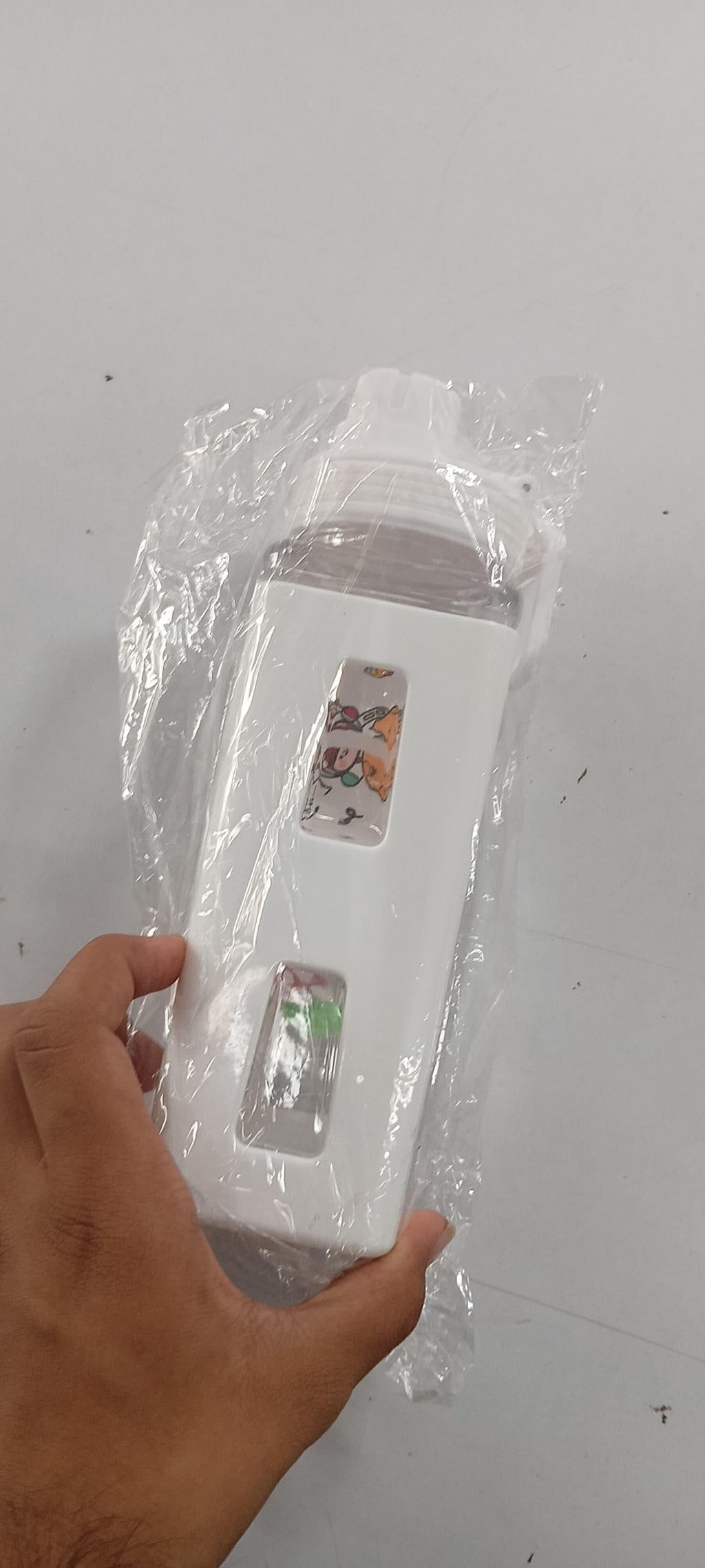 Cute 700ml Water Bottle with Lid and Straw