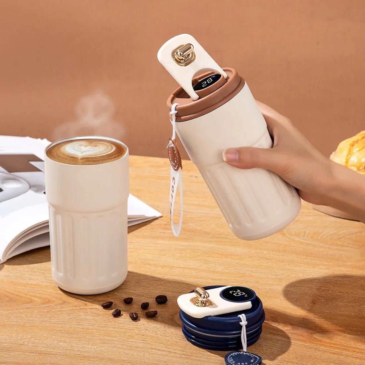 Smart LED Temperature Display Mug | Hot & Cold Vacuum Insulated Flask