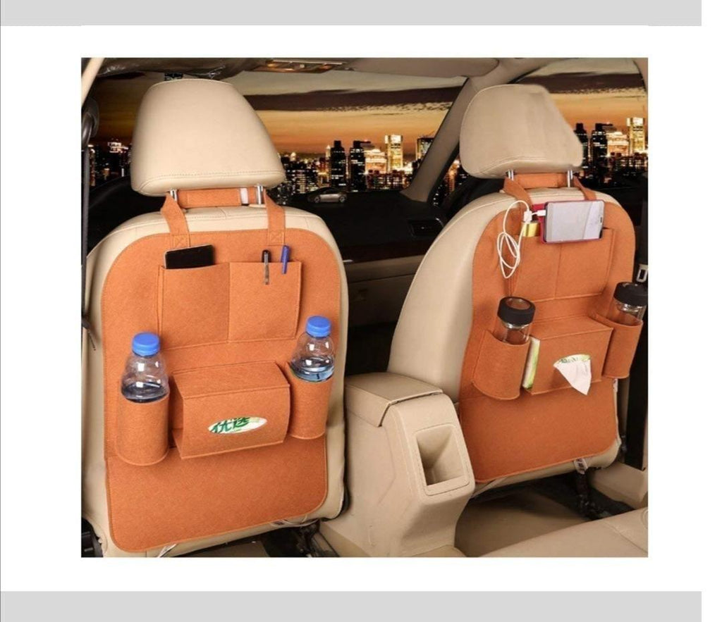 Multi-Pocket Seat Back Storage Bag