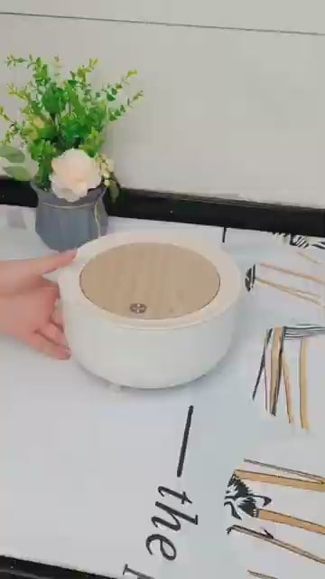 Classy Desktop Push Button Trash Bin